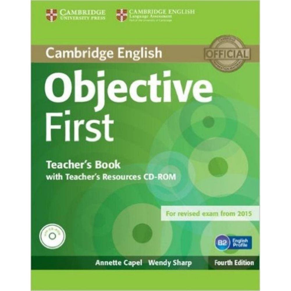 Cambridge English Objective First Tb With Trb Cd-Rom - 4Th Ed