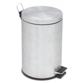 Lixeira Inox 12 Litros Com Pedal E Tampa Com Amortecedor Brasil Plus Tramontina 94538-512