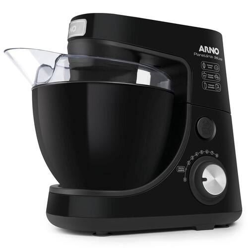 imagem-Batedeira Planetária Arno Deluxe SX82 - Preta - 110 V