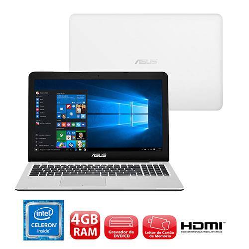 Notebook Asus Quad Core 4GB 500GB | Casas Bahia
