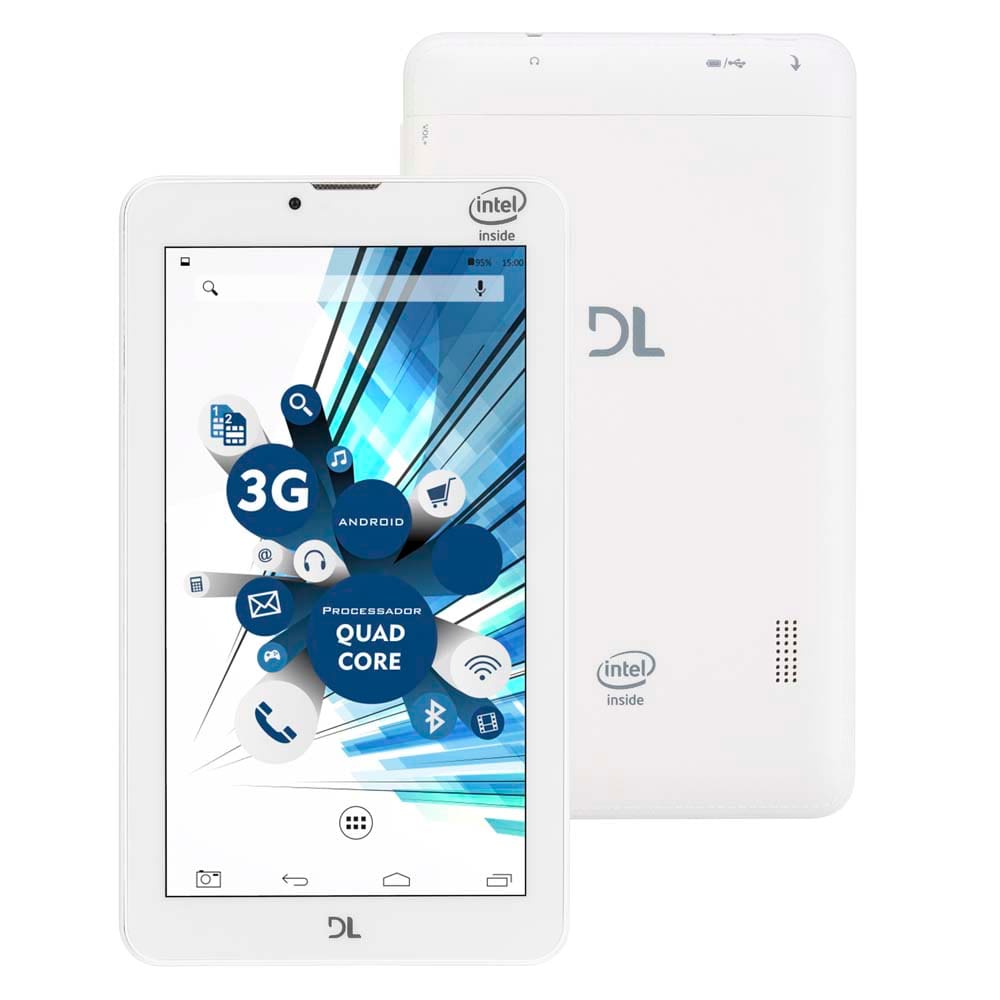 Tablet DL TabPhone 710 Faz e Recebe | Casas Bahia