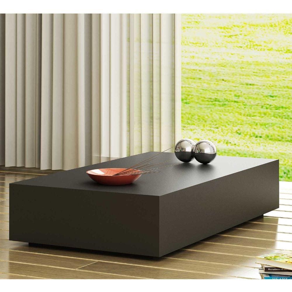 Mesa de Centro Retangular Uvim - Preto