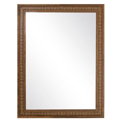 Espelho Cartagena Natural com Betume 82x62 Menor preço em Espelho Cartagena Natural com Betume 82x62