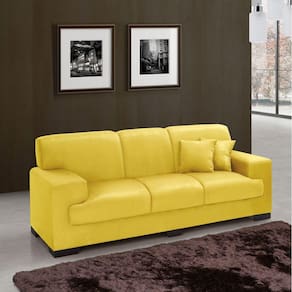 Sofá 3 Lugares Manuela Suede Império Estofados