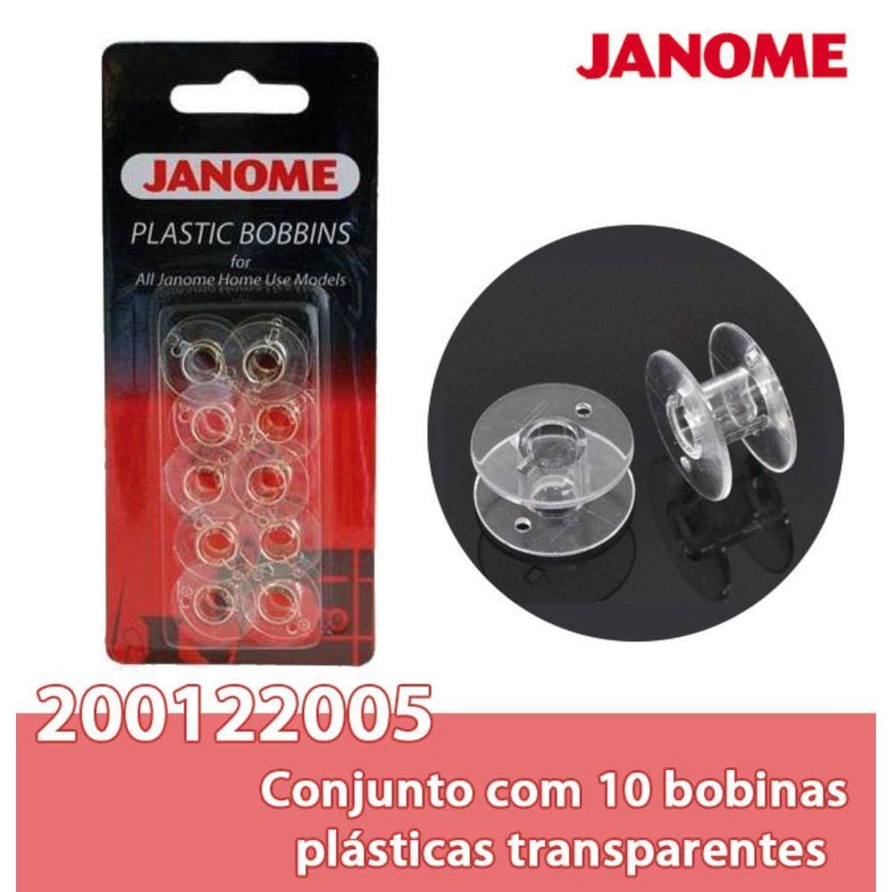 Bobinas Janome Pacote com 10 Bobinas