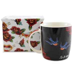 Caneca Bone China 320Ml Eu Te Amo Unica