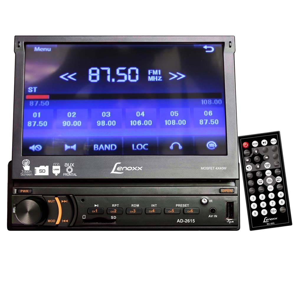 DVD Player Lenoxx AD-2615 Touchscreen com Entrada | Casas Bahia