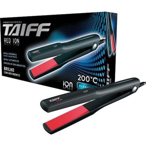 Chapinha Prancha Alisadora De Ceramica Red Ion Preta Taiff Menor preço em Chapinha Prancha Alisadora De Ceramica Red Ion Preta Taiff