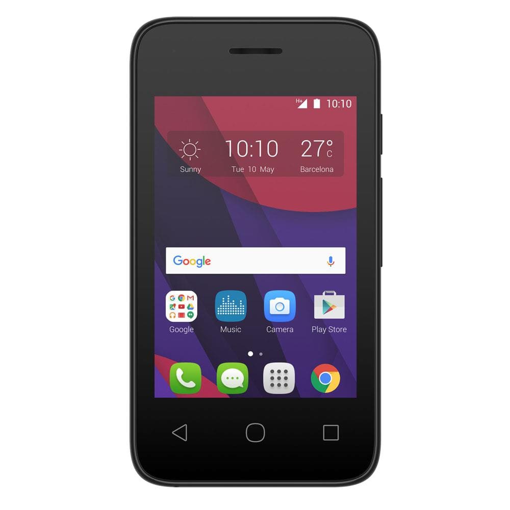 Smartphone Alcatel Pixi4 3.5” com Dual Chip, Memória 4GB, Câmera 5MP, Internet Rápida 3G+, Android 5.1 e Processador Dual Core 1.0Ghz