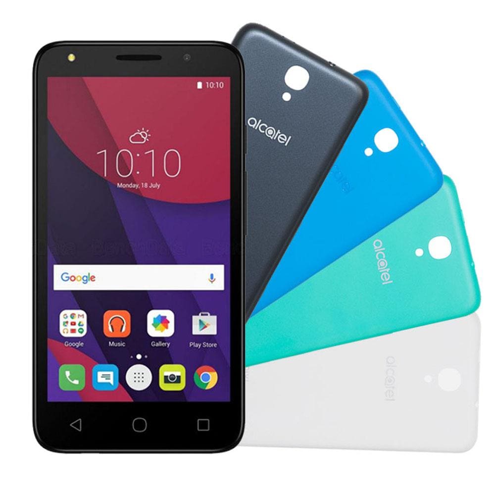 Smartphone Alcatel Pixi4 5” Colors com Dual Chip, Memória 8GB, Câmeras 8MP (Principal e Frontal), 3G+, TV, Android 6.0 e Processador Quad Core 1.3Ghz