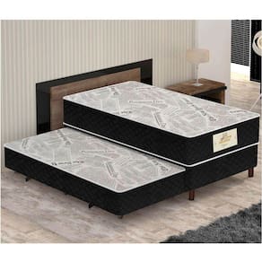 Box Conjugado Solteiro Gazin Capri 88x188 com Cama Auxiliar Molas Bonnel
