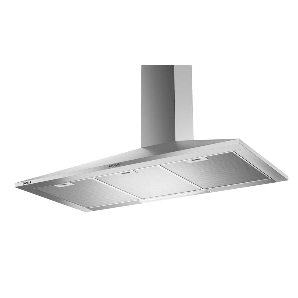 Coifa de Parede Piramidal Consul CA060BR com Duplo Filtro Inox – 60cm