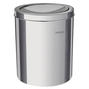 Lixeira Inox C/Tampa Basculante Swing 30L