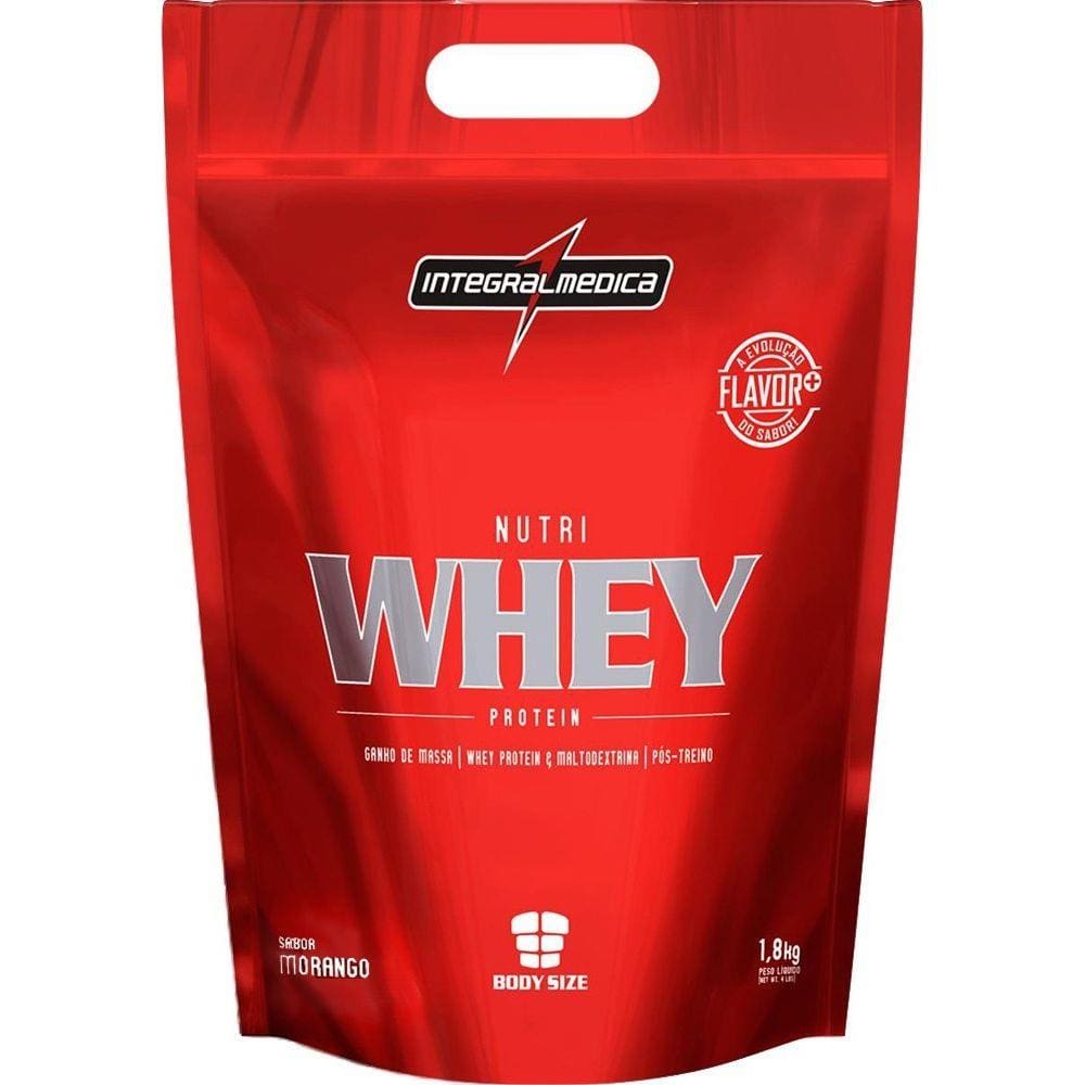 Nutri whey pouch 1.8kg - Morango
