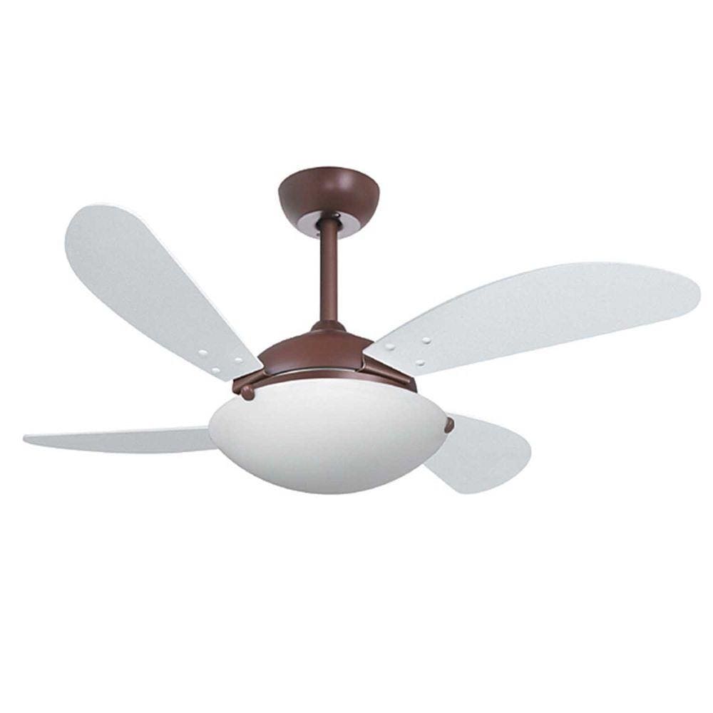 Ventilador VR Lux Volare Premium Café Fly Branco - 110V-127V