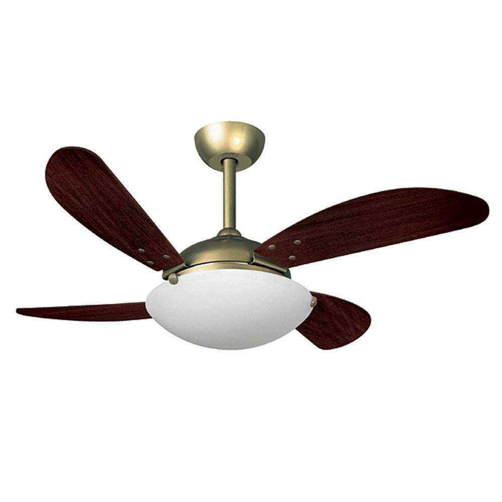 Ventilador VR Lux Volare Premium Gold Tabaco - 220V