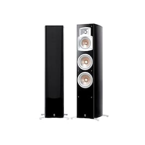 Caixa Torre Preta Yamaha Ns-555 3 Vias 250W Preta