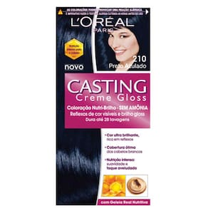 Tintura Casting Creme Gloss 210 Preto Azulado