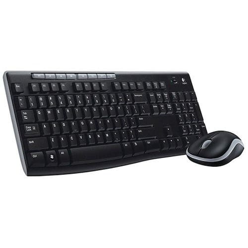 Kit Teclado Multimidia E Mouse Wireless Logitech Mk270 Preto Sem Fio Menor preço em Kit Teclado Multimidia E Mouse Wireless Logitech Mk270 Preto Sem Fio