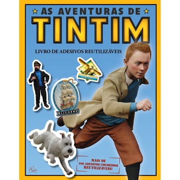 imagem-Livro - As Aventuras de Tintim: Livro de Adesivos Reutilizáveis