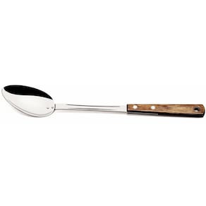 Colher para Arroz em Aço Inox e cabo Polywood Marrom - Tramontina