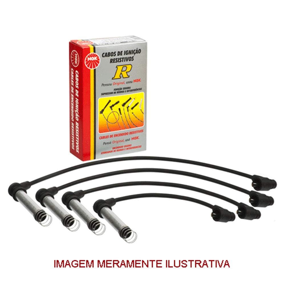 Cabo De Ignição Ngk A3, Cross Fox, Fox, Gol, Golf, Polo, Polo Sedan, Saveiro, Space Fox, Voyage Stv25