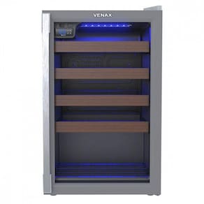 Adega Venax 24 Garrafas Piubella Cinza Cave 100 - 110V