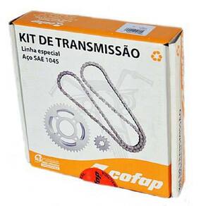 Kit Relação Honda Biz 125 Cofap Aço 1045