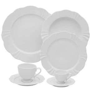 Aparelho de Jantar Soleil White 42 Peças - Oxford