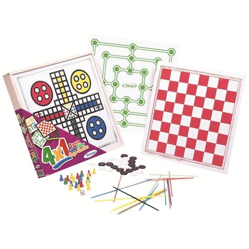 Kit Jogos De Tabuleiros - Central De Jogos - 10 Opções - Estrela no Shoptime