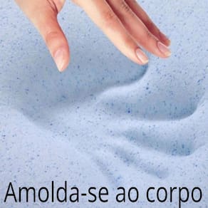 Pillow Top Visco NASA Gel Infusion Queen 1,58 X 1,98 Com 8 cm de Espessura