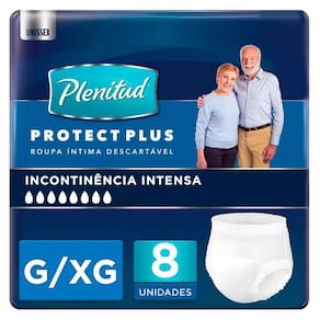 Roupa Íntima Plenitud Protect Plus G/XG - 8 unidades