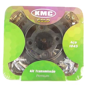 KIT Relação FAN 125 2009 14X43 - 428HX116 (KMC GOLD)