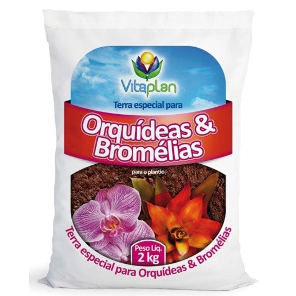 Terra Especial para Orquídeas e Bromélias Vitaplan 2 Kg