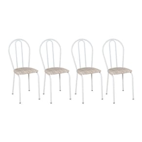 Conjunto 4 Cadeiras 004 E Rattan