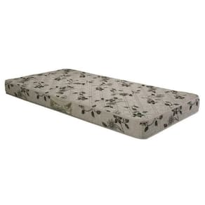 Colchão de Solteiro Herval Espuma D23 Sonum Bordado H110 Cinza e Floral 14 x 88 x 188