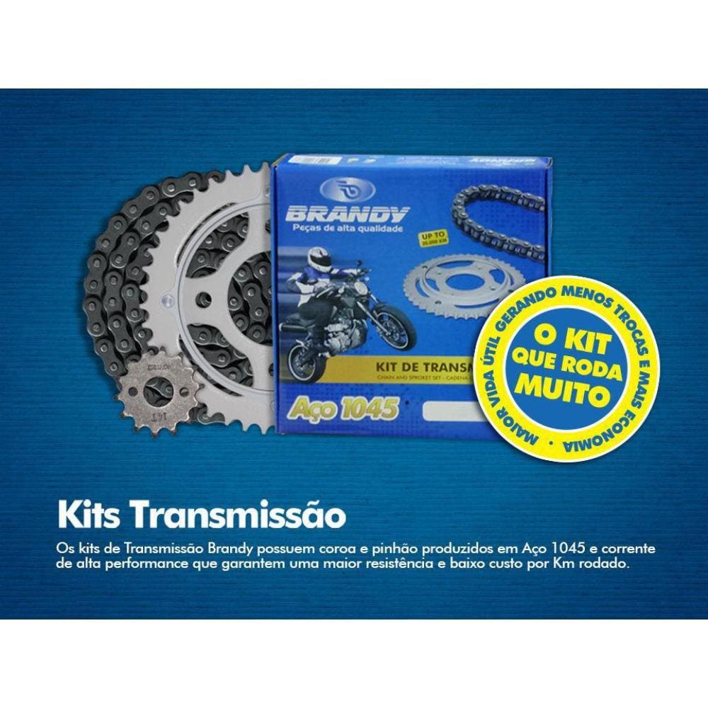 KIT Relação CRZ 150 Kasinski 47X15 - 428H136 (BRANDY)