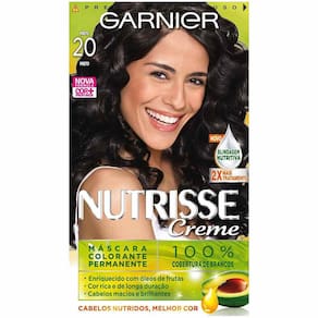 Tintura Garnier Nutrisse 20 Preto