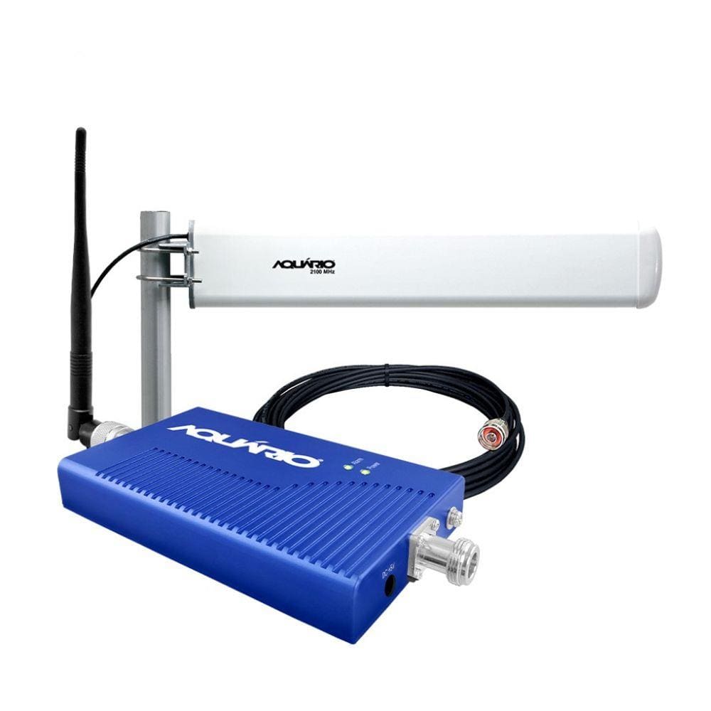 Repetidor De Celular 3g 2100 Mhz Rp-2160 Com Cabo E Antena