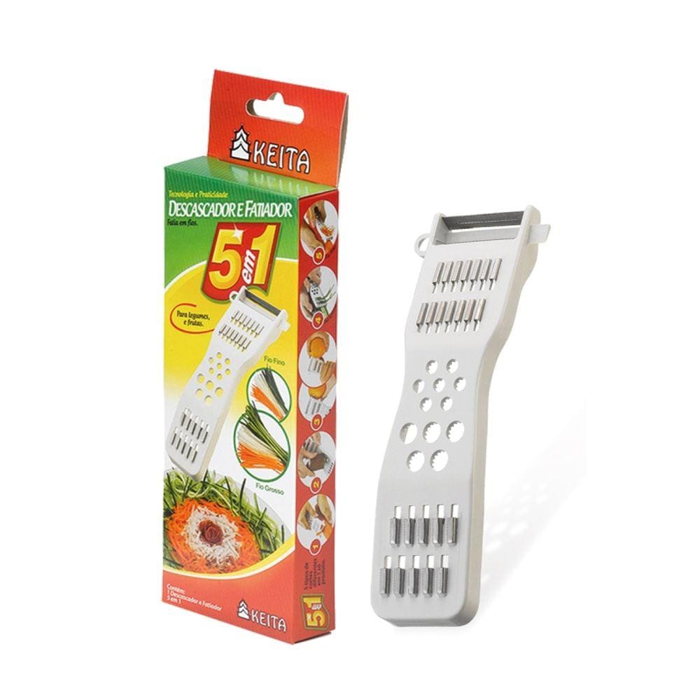 Descascador e Fatiador de Legumes 5 em 1 Keita