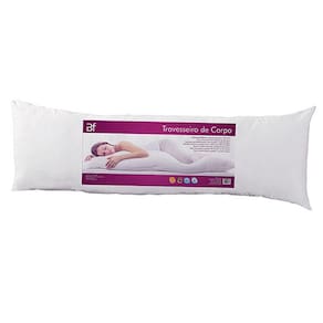 Travesseiro de Corpo 130x50 cm Com Capa Percal 180 Fios