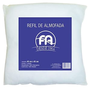 Refil Para Enchimento de Almofada 45cm x 45cm