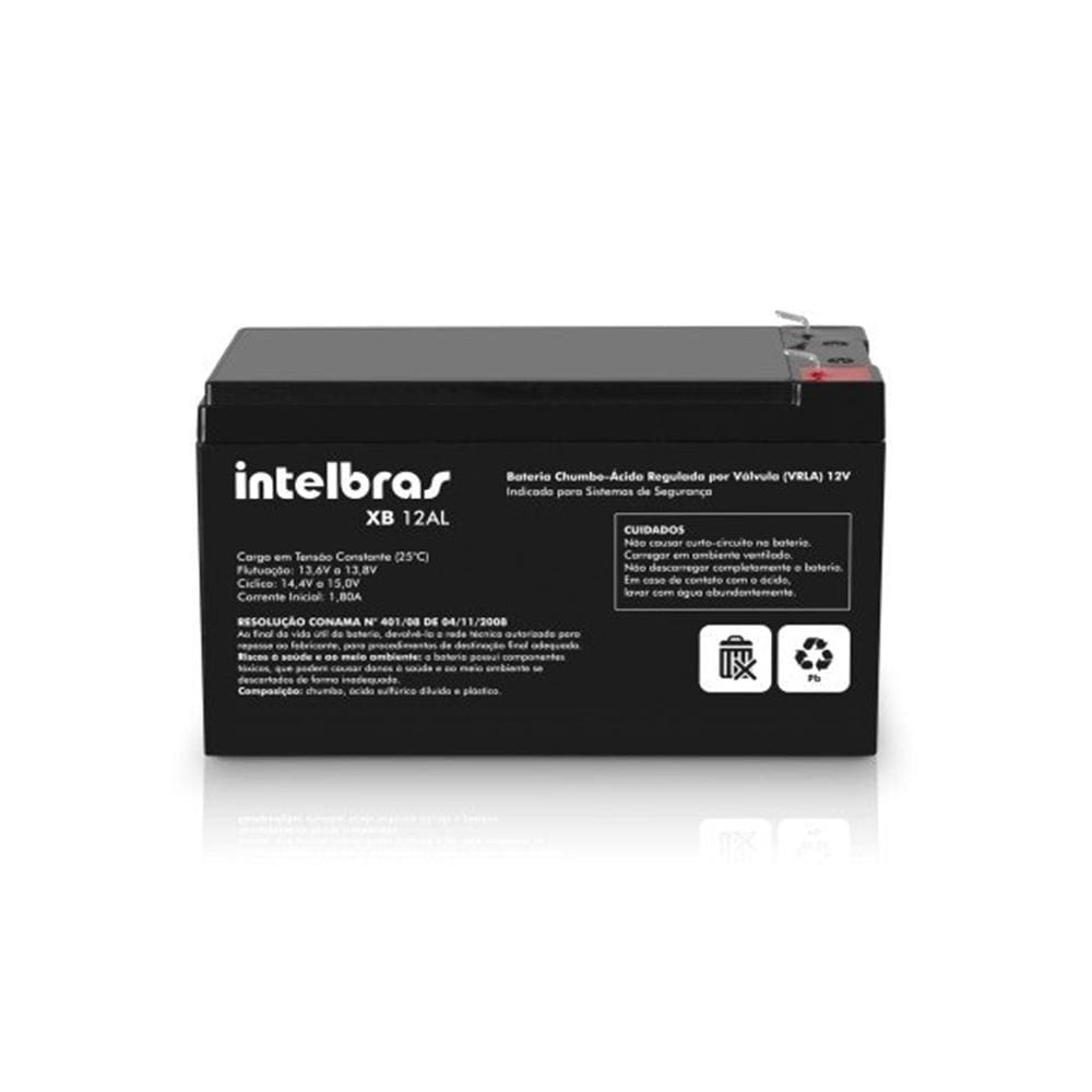 Bateria VLRA 12V 6aH Para Alarme Cerca Elétrica Brinquedos Barcos XB12AL Intelbras 4821001