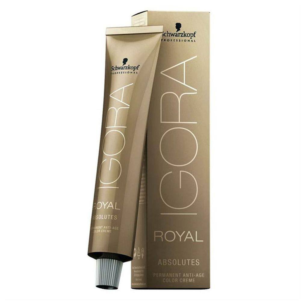 Coloração Schwarzkopf Igora Royal 60g - Cor 8-77 Louro Claro Cobre Extra