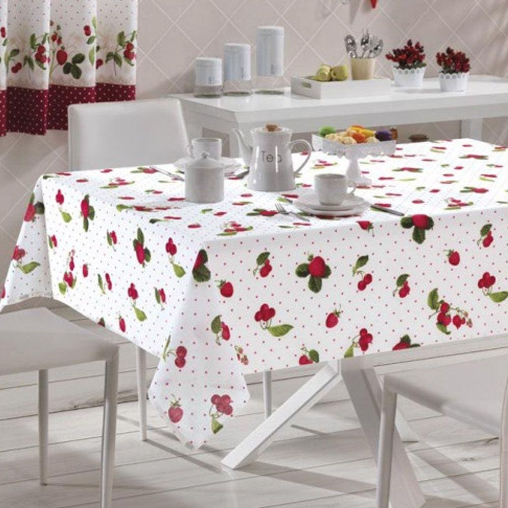 Toalha de Mesa 6 Lugares Retangular 140 x 210cm Genebra Iolanda - Dohler